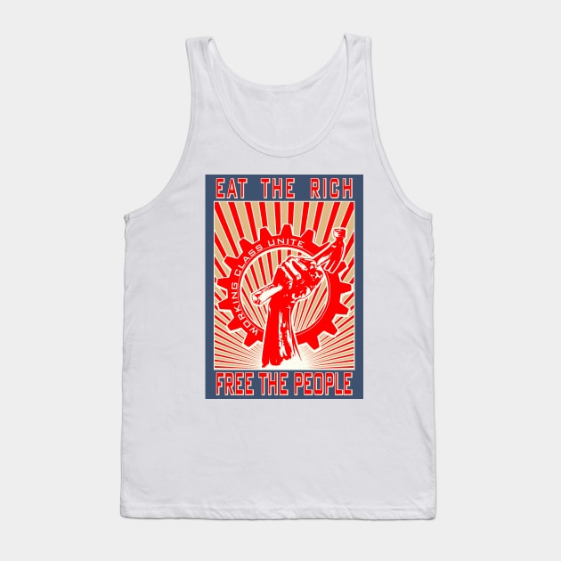 Eat the Rich Tank Top by Renegade Rags